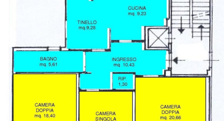 2 posti letto in due camere a Rimini (RN)